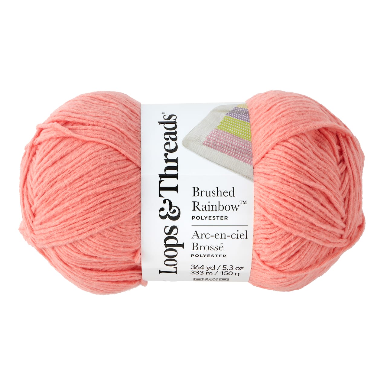 15 Pack: Brushed Rainbow™ Yarn by Loops & Threads®